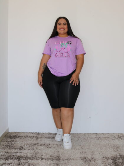 Conjunto Biker y Camiseta - Talla Plus