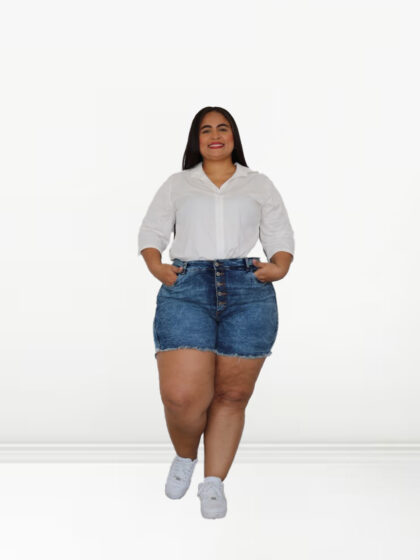 Short Denim Clásico - Talla Plus