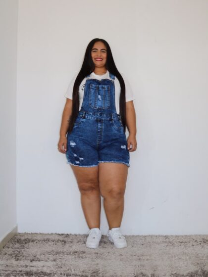 Braga Denim Corta Azul - Talla Plus