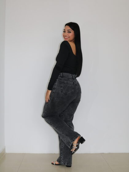 Jeans Gris Oscuro Dama