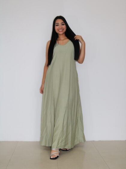 Vestido Largo Casual de Tirantes