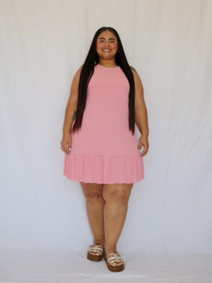 Vestido Dama Casual con Vuelo - Talla Plus